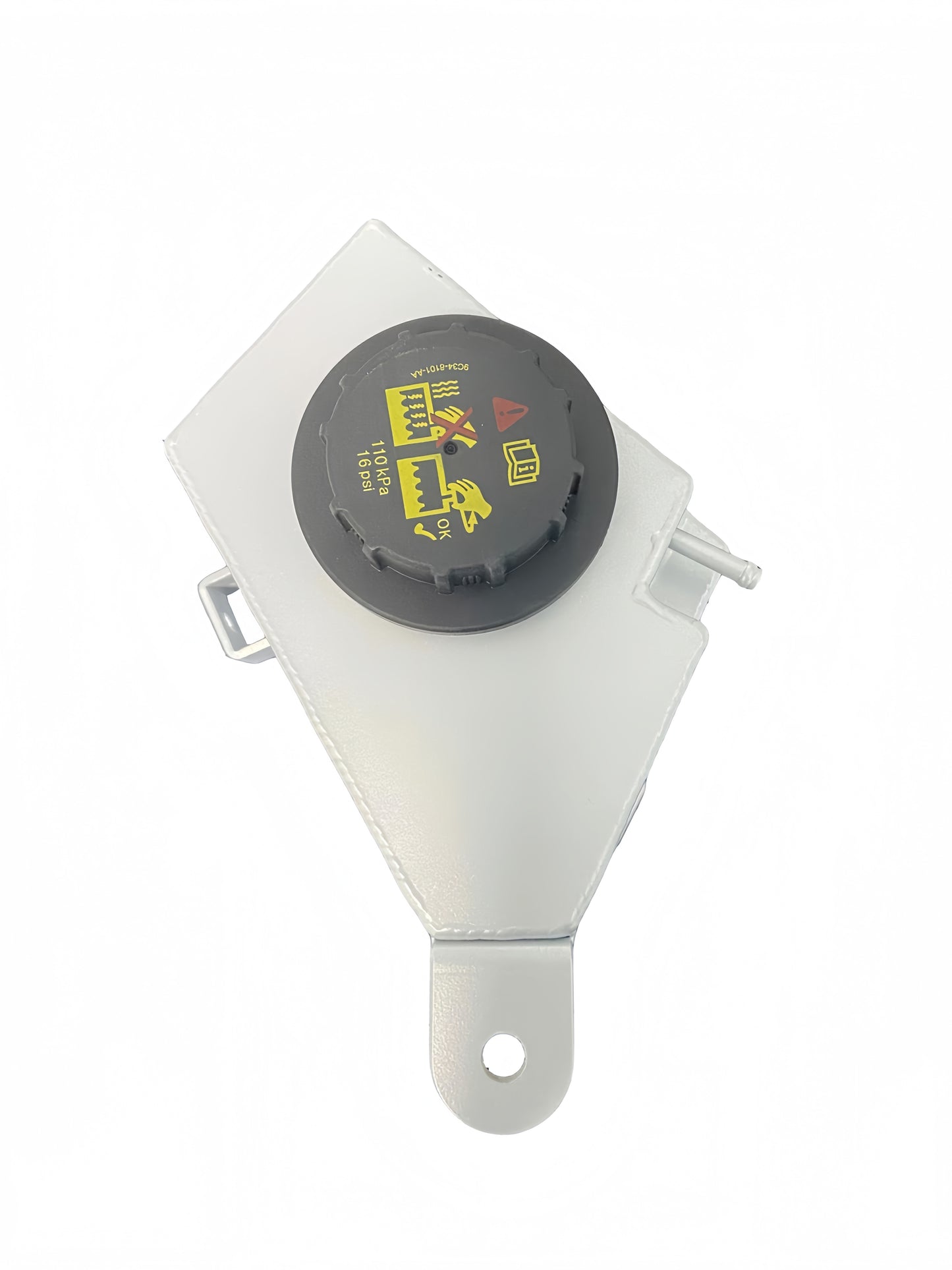 Tanque de expansión de desbordamiento de refrigerante de radiador de aluminio para Nissan Titan 2004-2015 2014