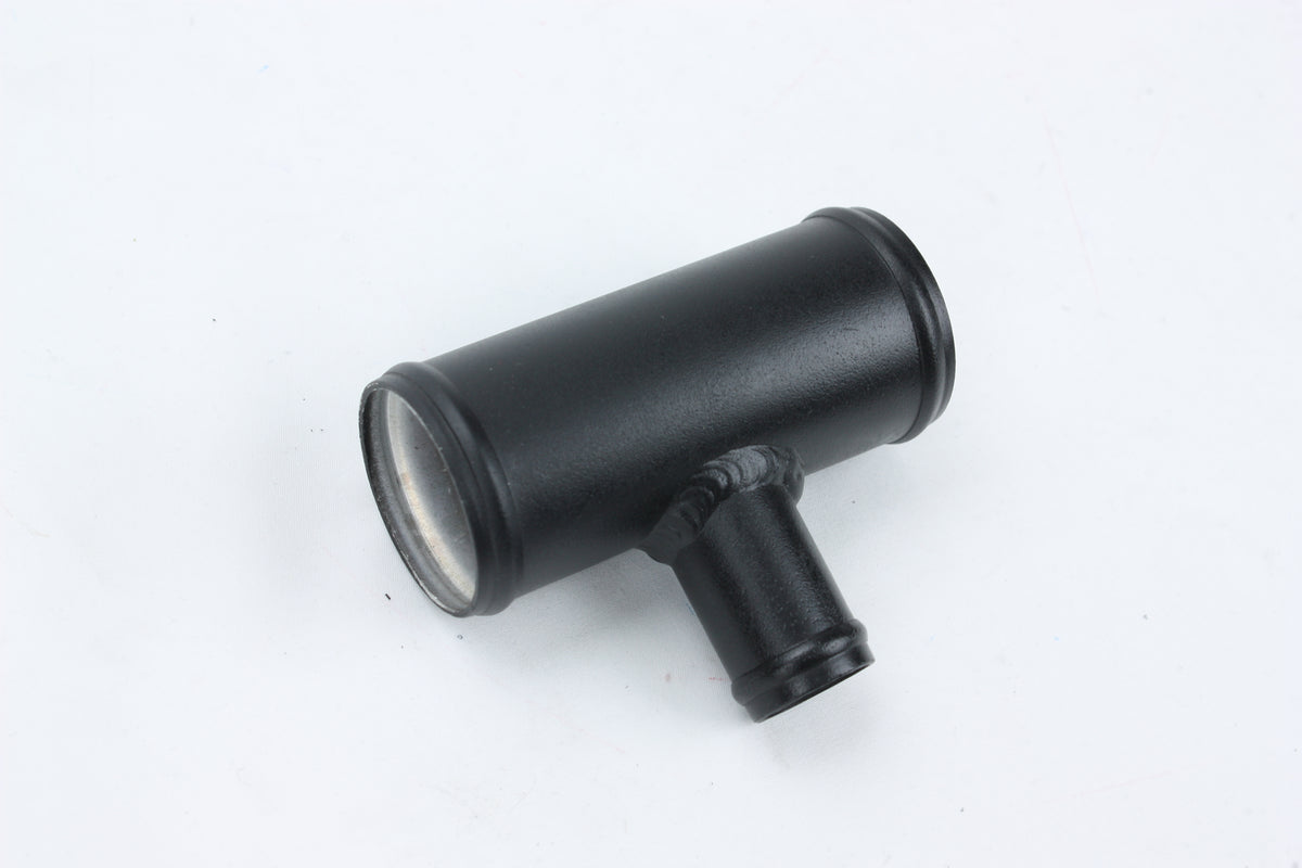 1.77" 45mm OD Aluminum T-Piece Pipe Hose Connector Joiner Spout 25mm OD