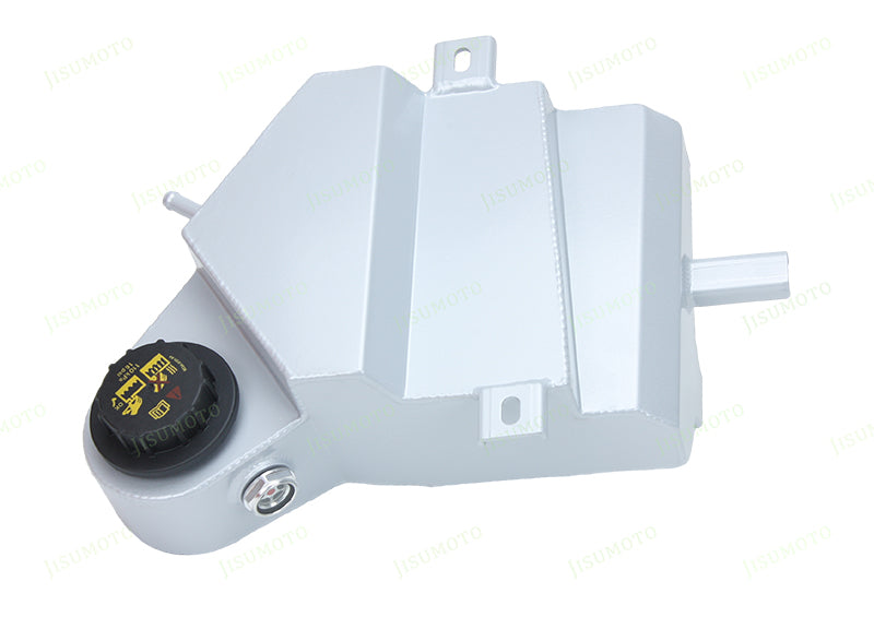 Tanque de expansión de depósito de refrigerante de aluminio para camioneta Ford F-250 F-350 F-450 F-550 Super Duty de 4 puertas y 6,0 l, años 2003 a 2006