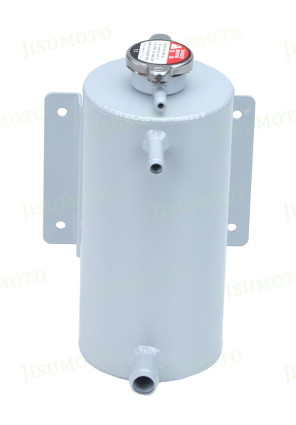 Aluminum Radiator Coolant Overflow Water Expansion Header Tank Universal 1.5L