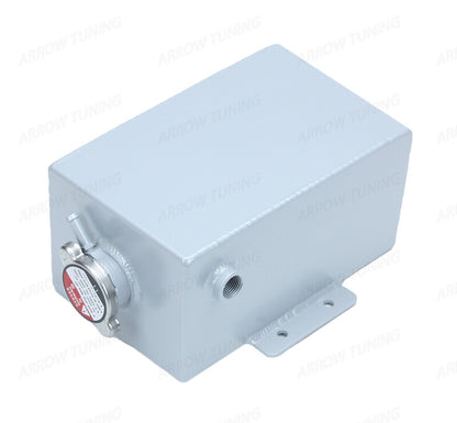 2500ML Universal Aluminum Coolant Expansion Overflow Tank For Ford Honda Acura