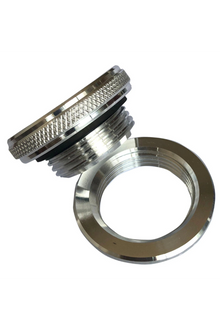 Aluminum Filler Neck Weld On Bung Screw Cap Small CNC Gas Oil Tank
