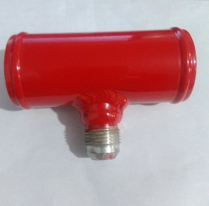 1.77" 45mm OD Aluminum T-Piece Pipe Hose Connector Joiner with AN-10